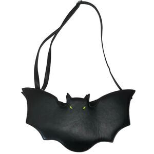 Black Bat Wing Crossbody Purse Goth Emo Halloween Novelty Bag whimsigoth fairy